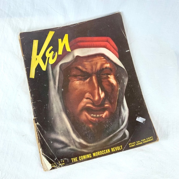 KEN Magazine April 7th 1938 First Issue Vol 1 No 1 Ernest Hemingway Acceptable - Picture 1 of 10